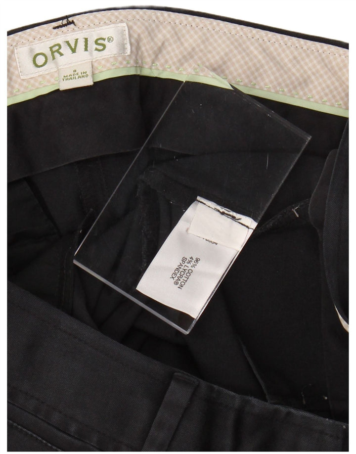 ORVIS Pantaloni casual subțiri pentru femei US 8 Medium W28 L27 Bumbac negru