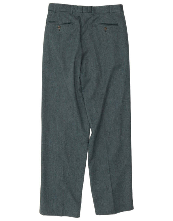 Byblos Pantaloni de costum pentru bărbați IT 48 Medium L31 L31 Lână verde