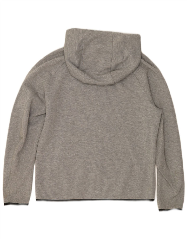 Pulover Nike pentru bărbați, cu fermoar, din bumbac cu pete mici, gri
