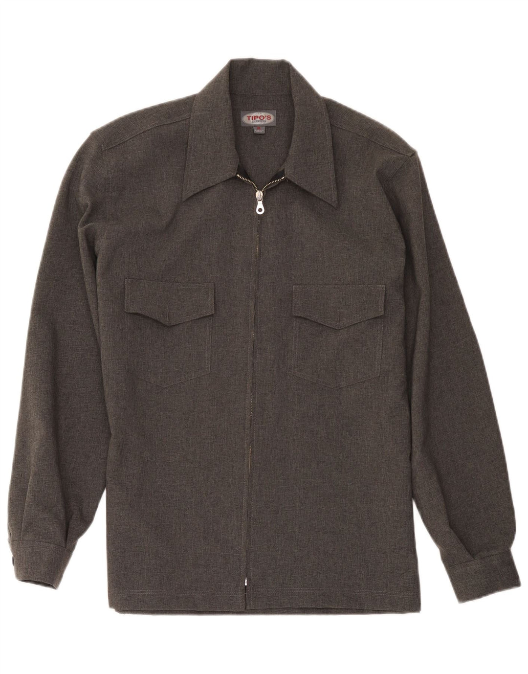 Tipo' S Mens Shirt XL Grey Polyester