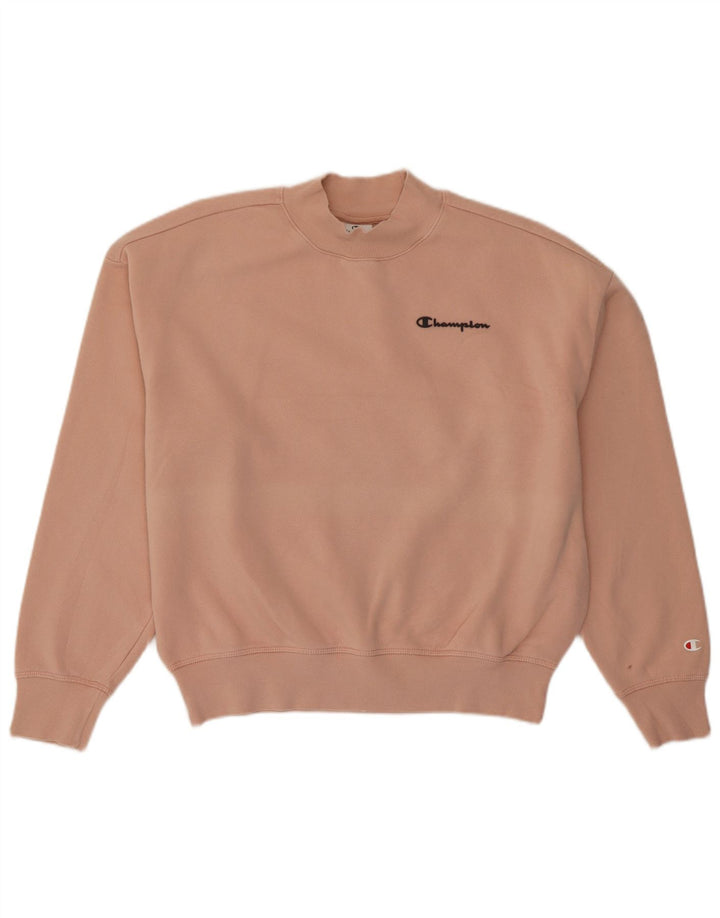 Pulover de hanorac supradimensionat pentru femei Champion UK 14, bumbac roz mediu