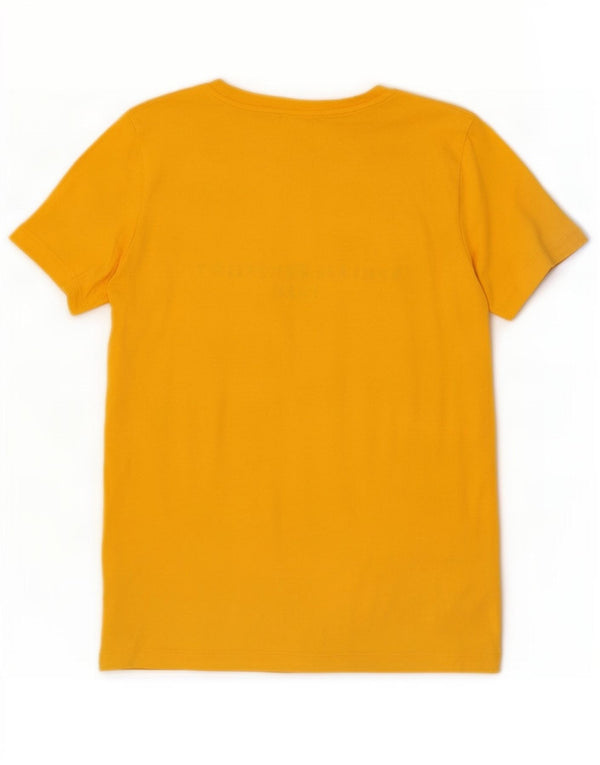 Tricou grafic Tommy Hilfiger pentru femei Top UK 6 XS Bumbac galben