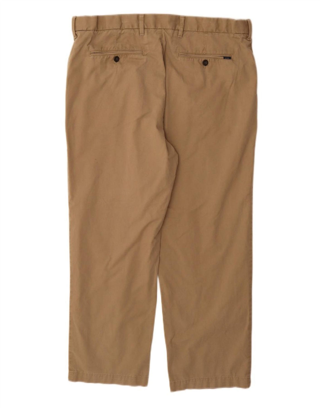 Pantaloni de costum pentru bărbați Marks & Spencer, cu ajustare normală, L38 L29, bumbac bej