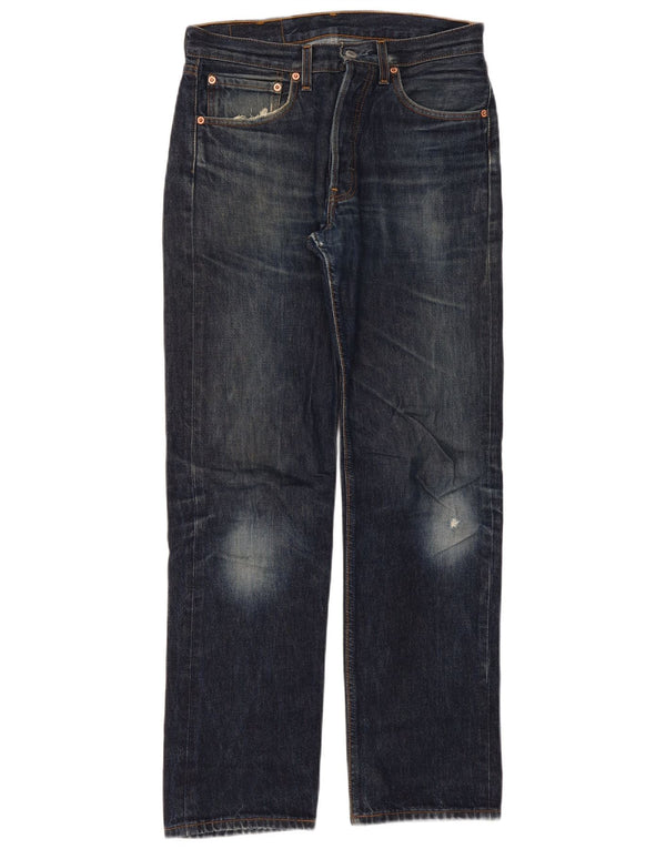 Blugi drepti 501 pentru femei Levi's W31 L32 bleumarin