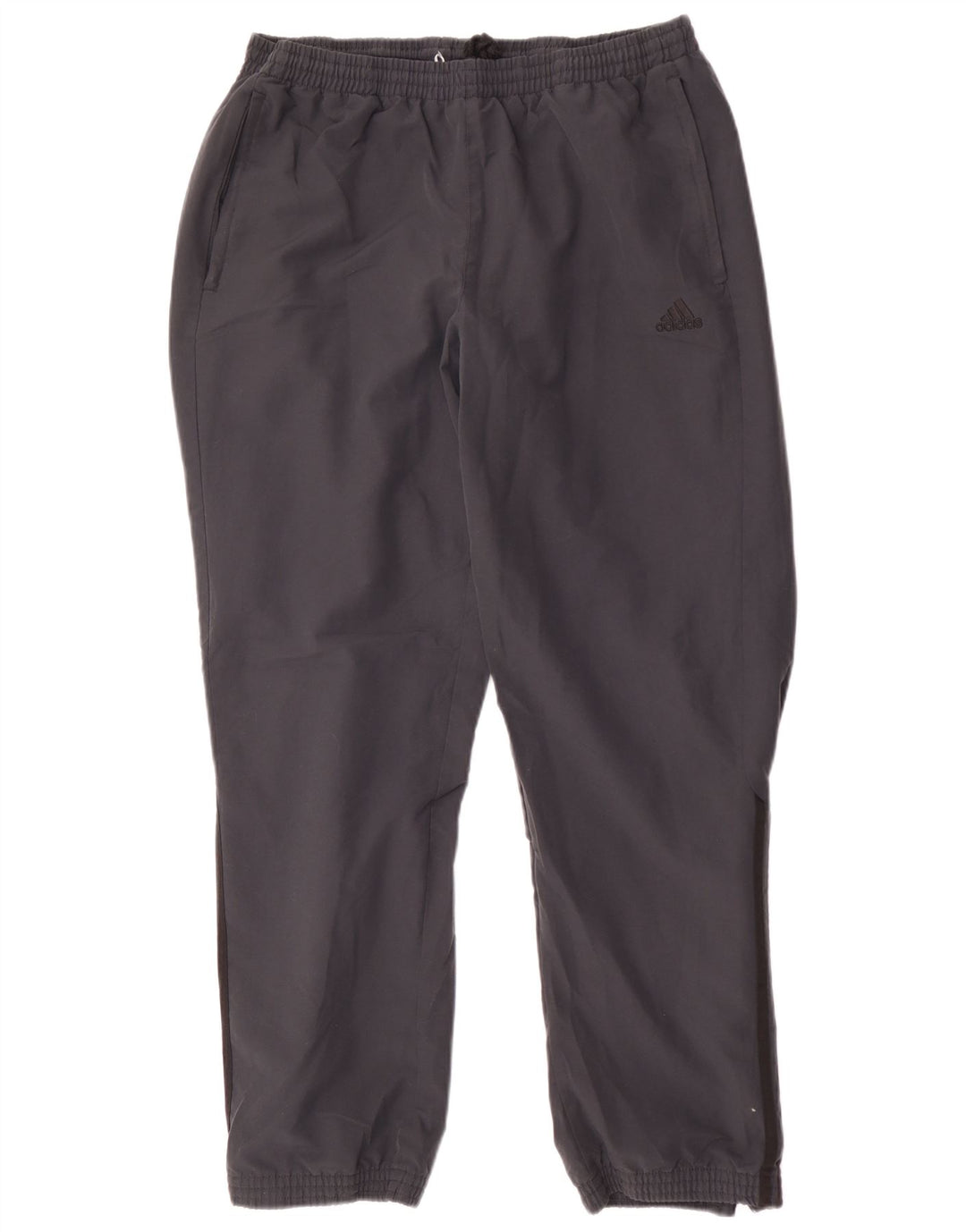 Adidas Mens Tracksuit Trousers Joggers Large Navy Blue Polyester