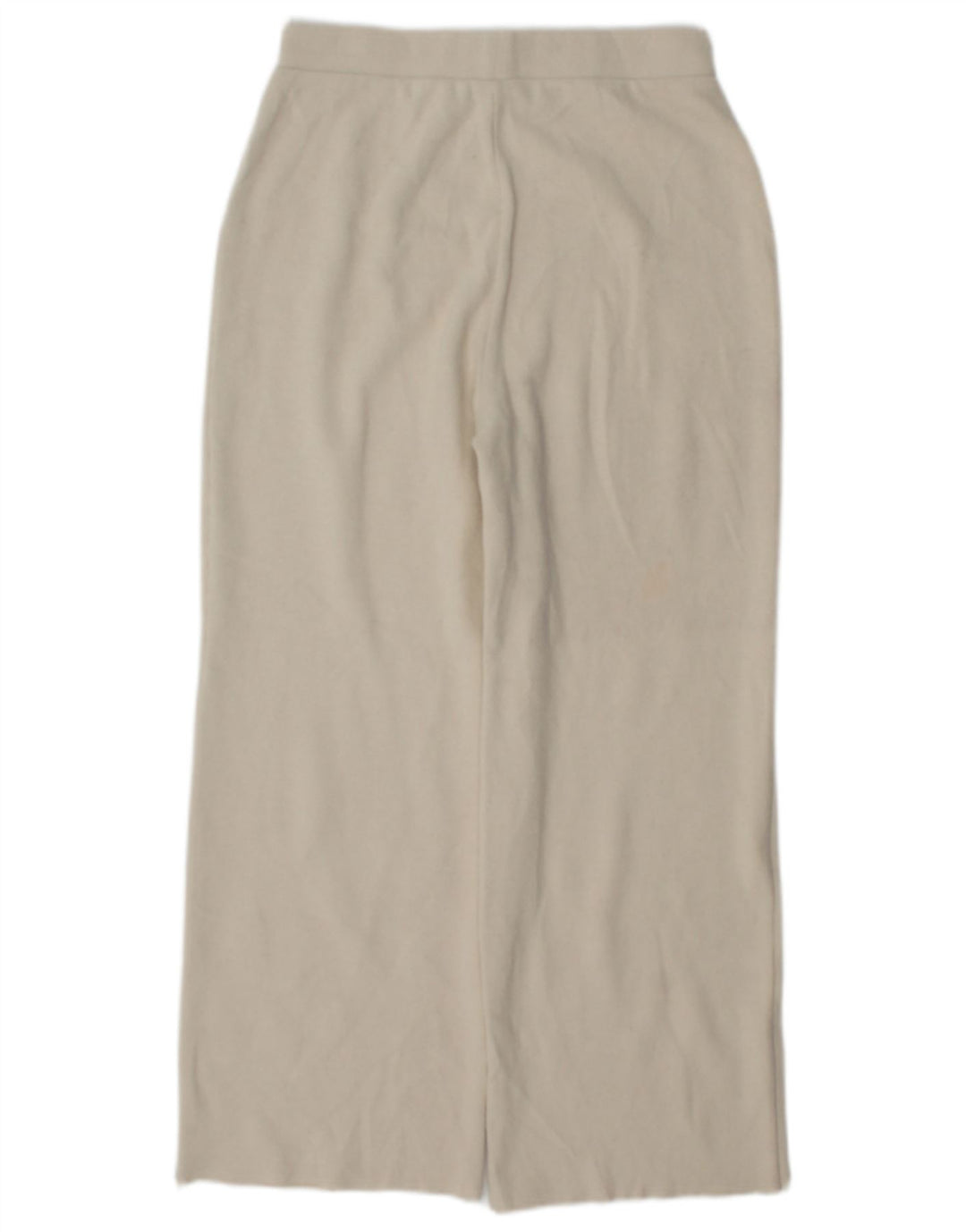 Pantaloni de trening din tricot Zara pentru femei UK 10 Small Off White