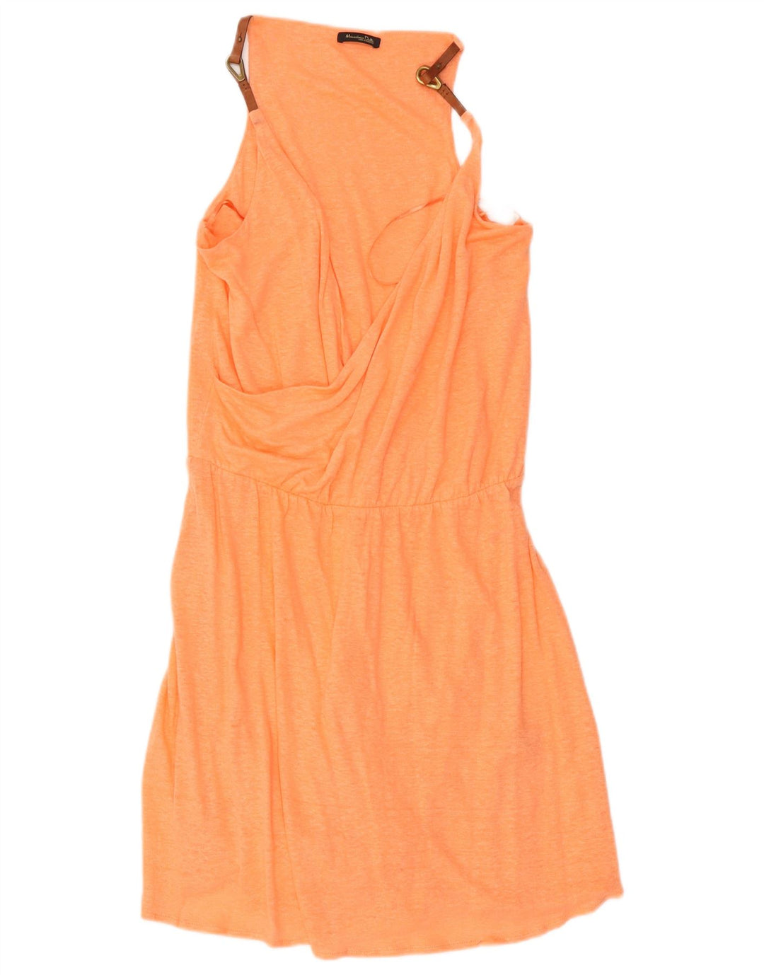 Rochie Massimo Dutti pentru femei UK 12, portocaliu mediu cu pete