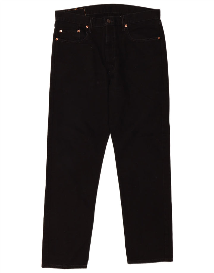 Blugi drepti pentru bărbați Levi's 615 W36 L30 bumbac negru