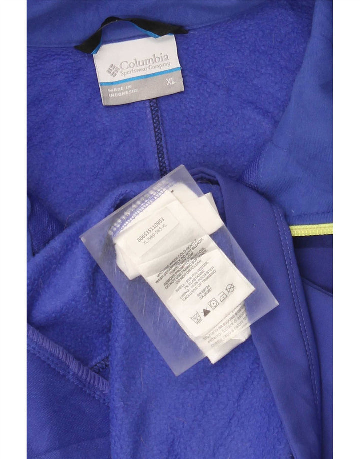 Jachetă de trening Columbia pentru femei UK 18 XL, poliester albastru