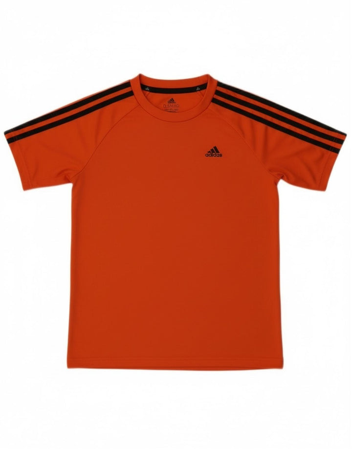 Tricou Adidas Aeroready pentru baieti Top 11-12 ani Poliester portocaliu