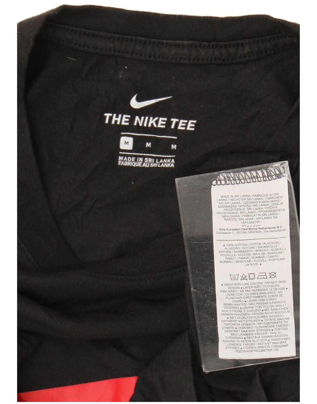 Tricou grafic Nike pentru bărbați Top mediu negru bumbac