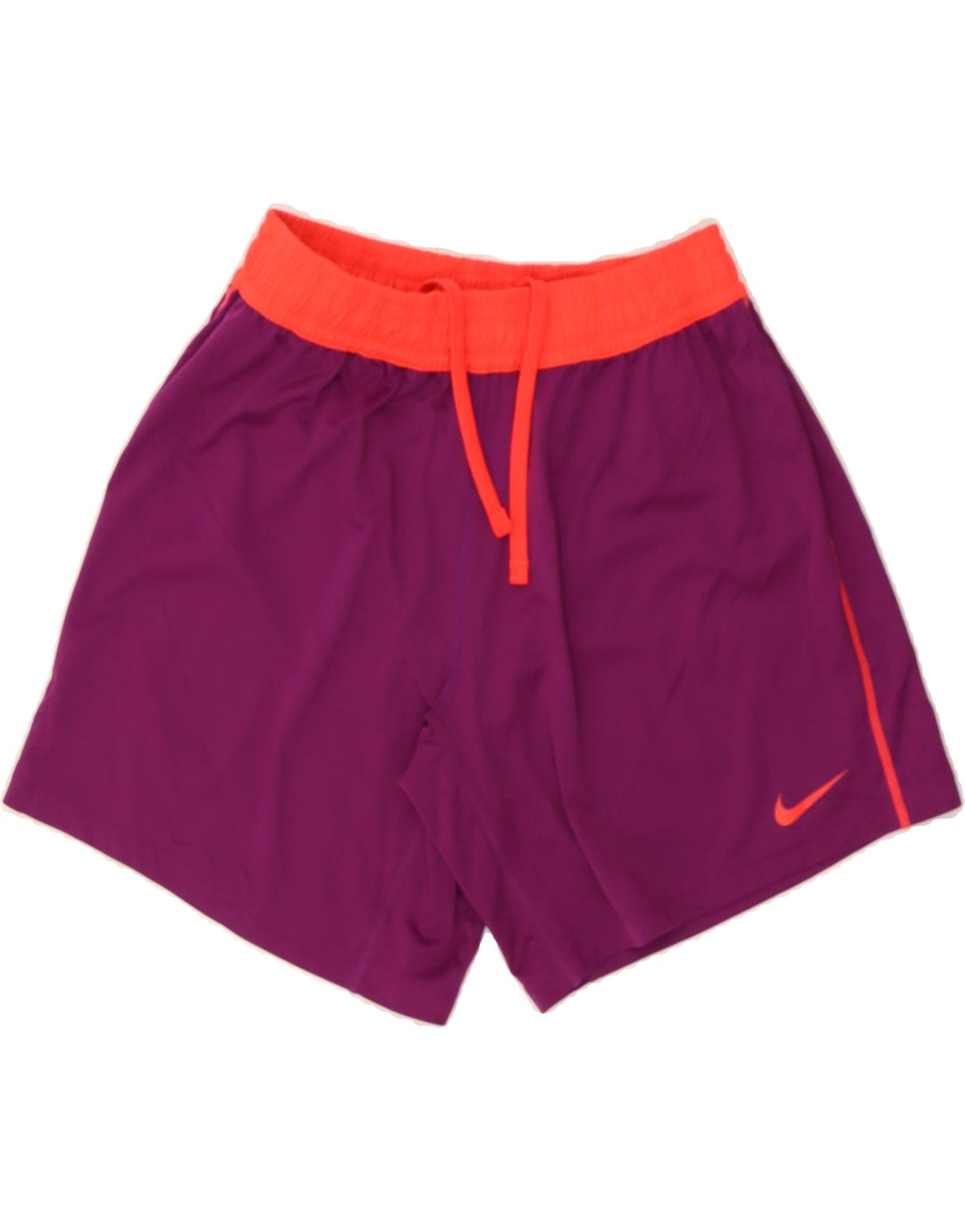 NIKE Womens Dri Fit Sport Shorts UK 10 Small Purple Polyester Vintage Nike and Second-Hand Nike from Messina Hembry 