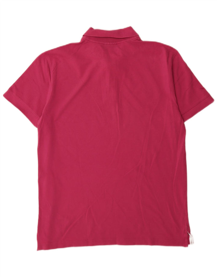 Tricou polo pentru bărbați Hugo Boss, bumbac roz mare
