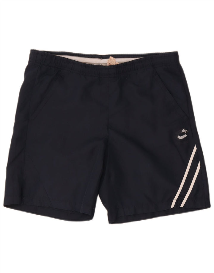 Pantaloni scurți sport pentru bărbați Lotto, medii, albastru, poliamidă cu dungi