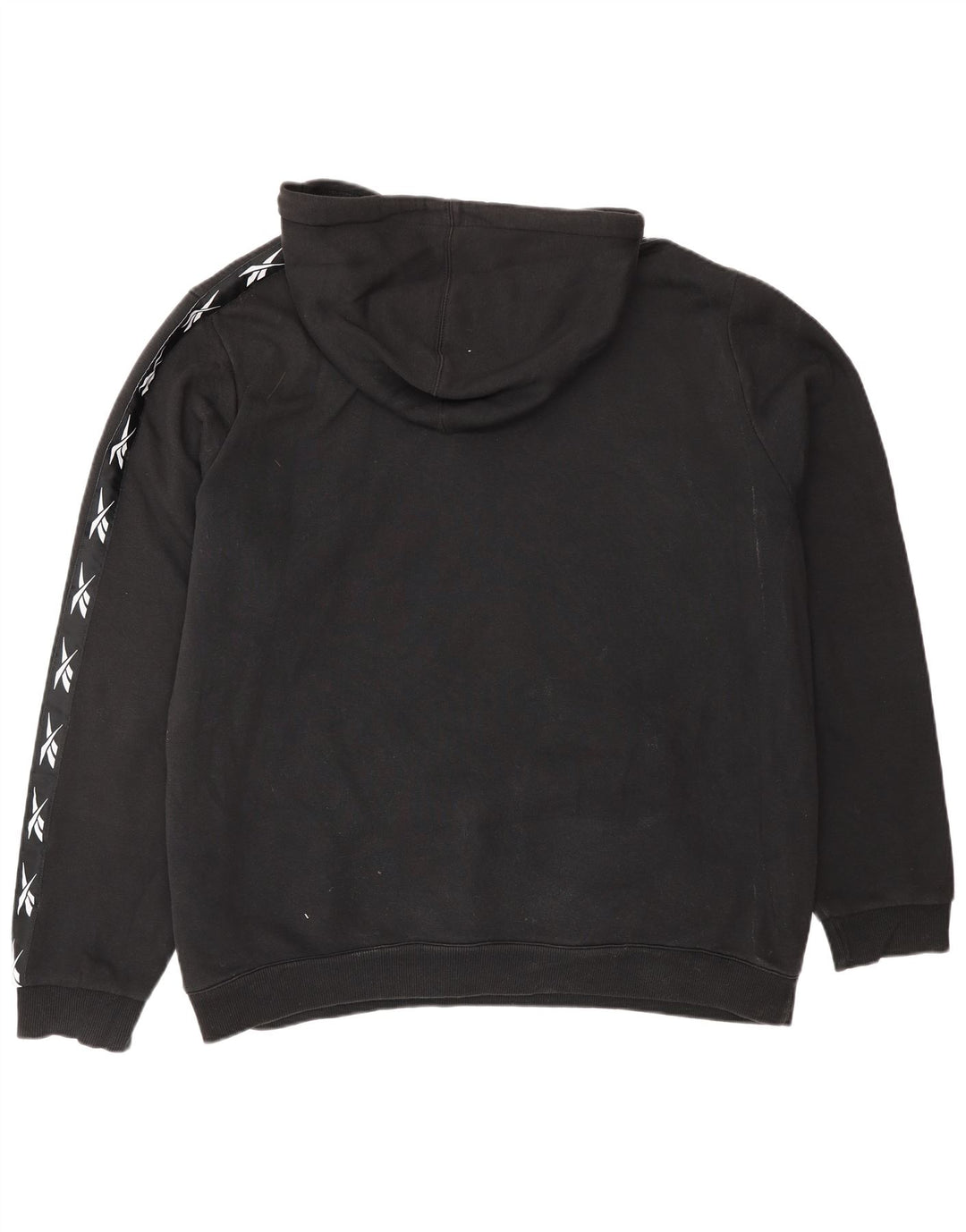 Pulover cu glugă grafic REEBOK pentru bărbați XL, bumbac negru