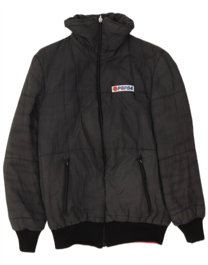 POP 84 Jachetă reversibilă pentru femei IT 42 Medium Black Colorblock Poliester
