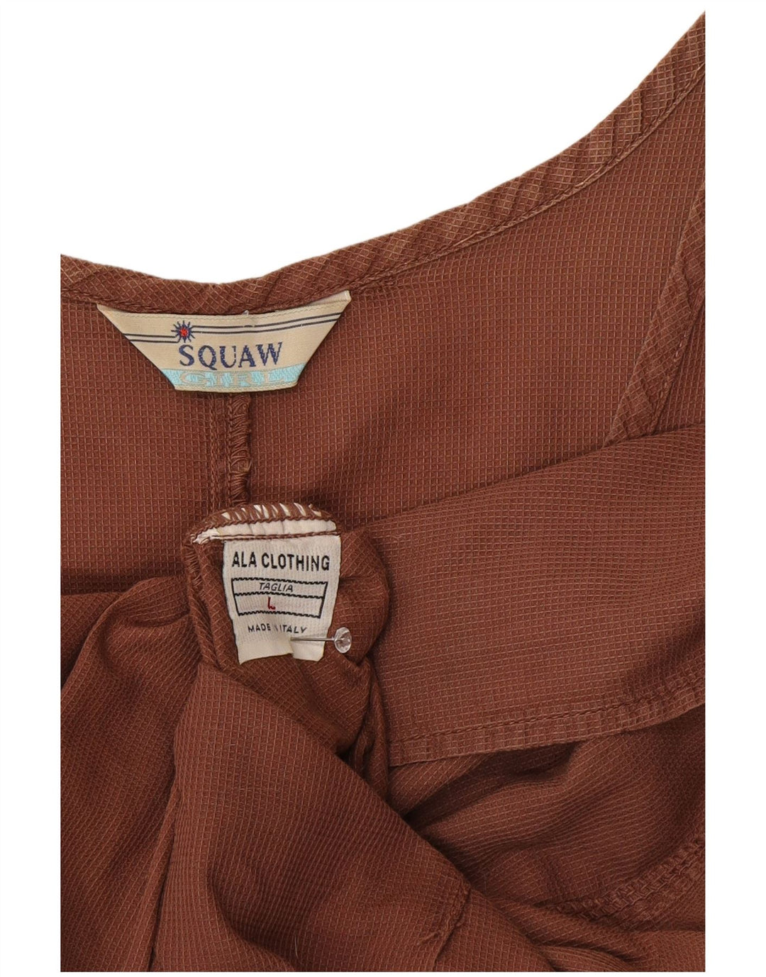 Rochie maxi fără mâneci pentru femei Squaw UK 14 mare maro