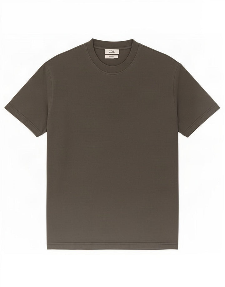 Cos Tricou supradimensionat pentru bărbați Top din bumbac verde mediu