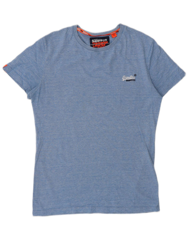 Tricou pentru bărbați Superdry Top XS Blue Pinstripe Cotton