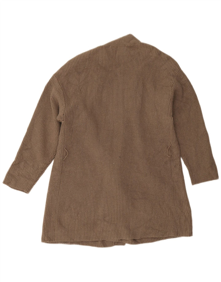 Pulover cardigan deschis supradimensionat pentru femei Zara UK 10 Maro mic