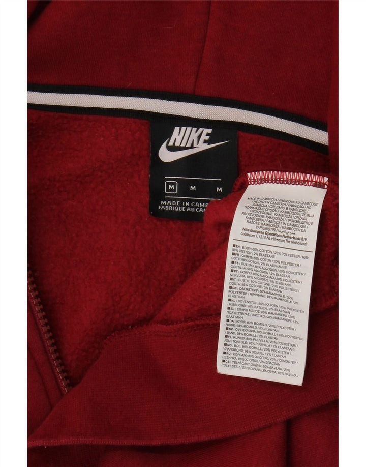 Pulover Nike pentru bărbați, bumbac roșu mediu