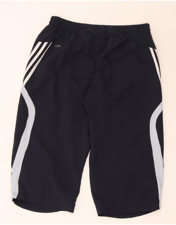 Pantaloni scurți sport Bermude Adidas pentru bărbați, mari, bleumarin, poliester color bloc