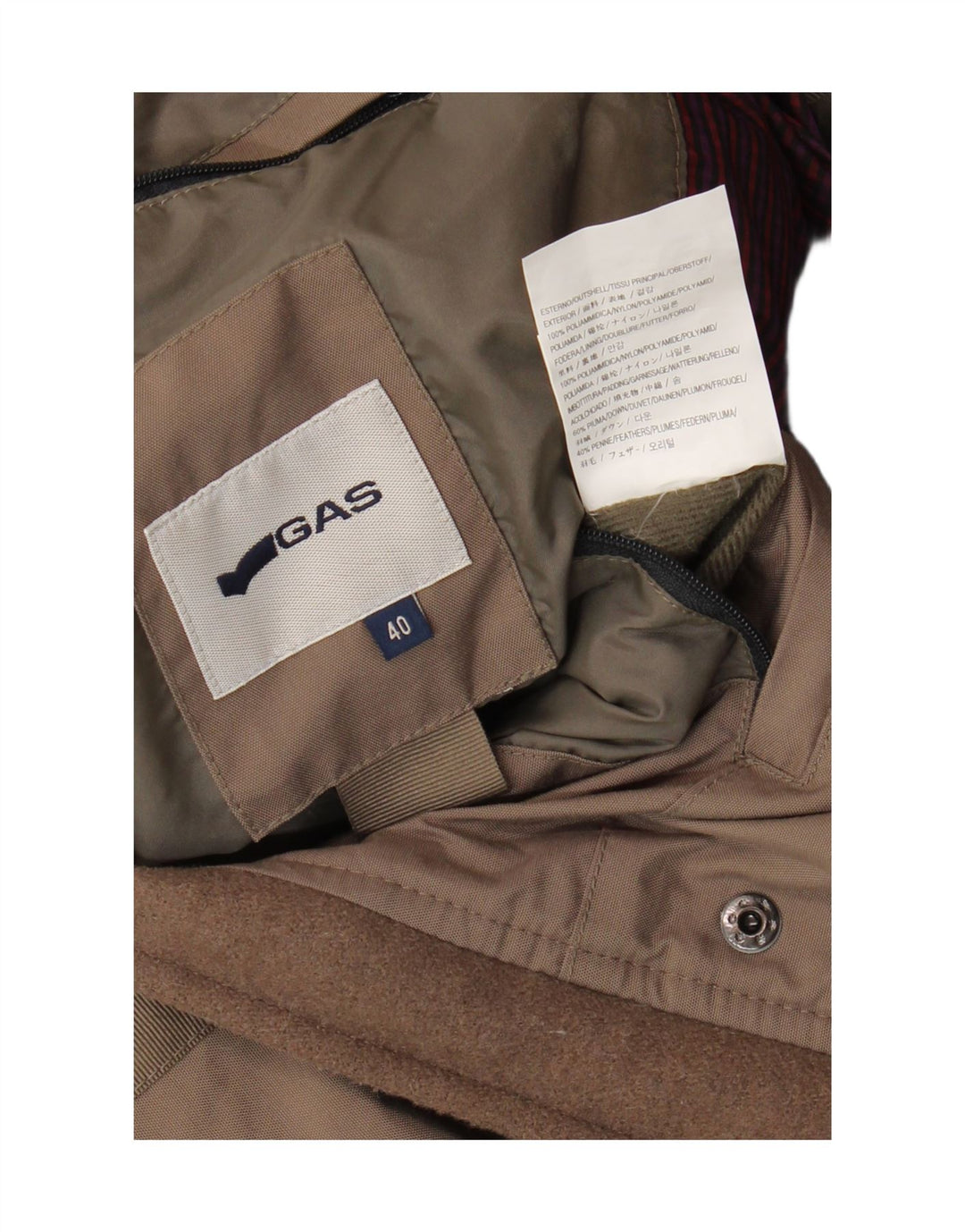 Jachetă căptușită pentru femei Gas EU 40 Maro Mediu Poliamidă
