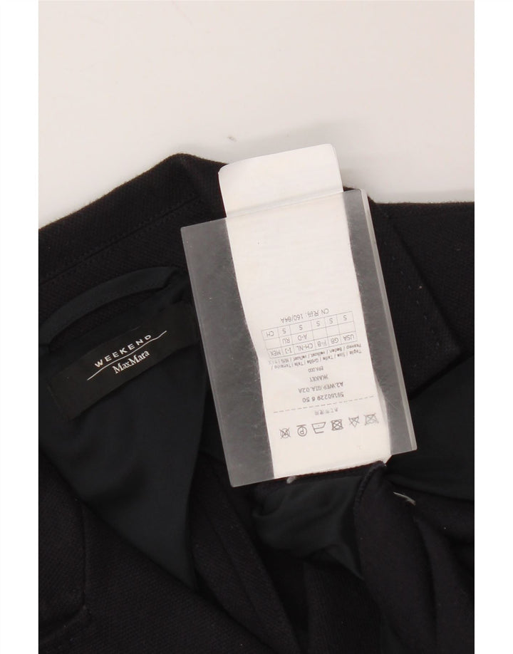 Max Mara Jachetă Blazer pentru Femei Weekend Dublu Breasted UK 10 Mic Bleumarin