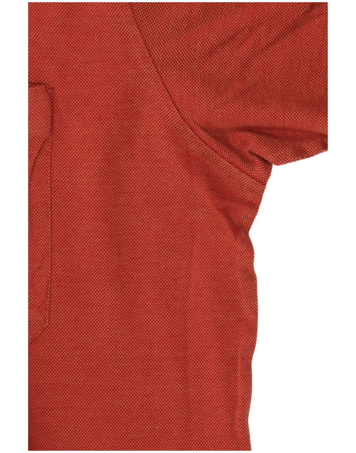 Cămașă polo Pierre Cardin pentru bărbați IT 52 mare bumbac portocaliu