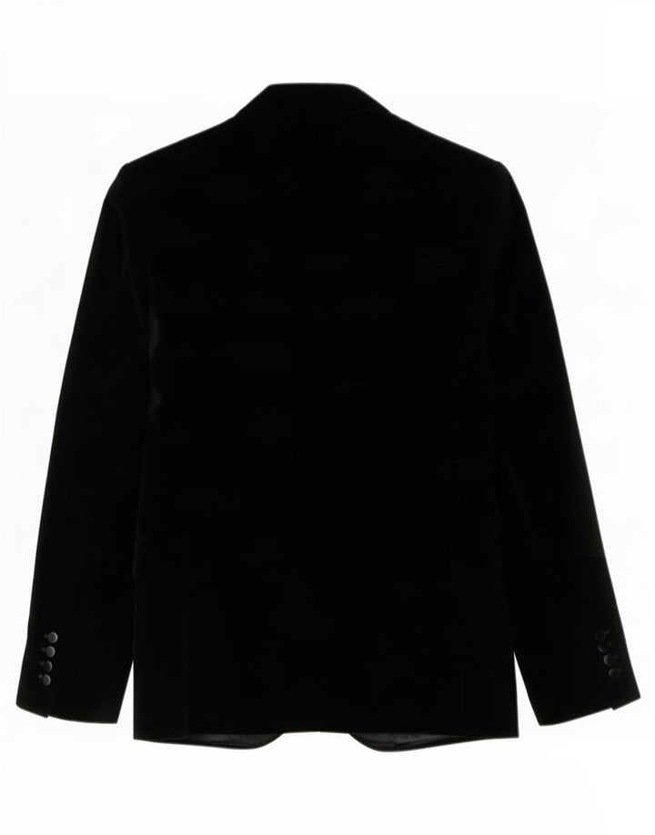 Blazer pentru bărbați Zara cu 2 nasturi EU 48 Bumbac mediu negru