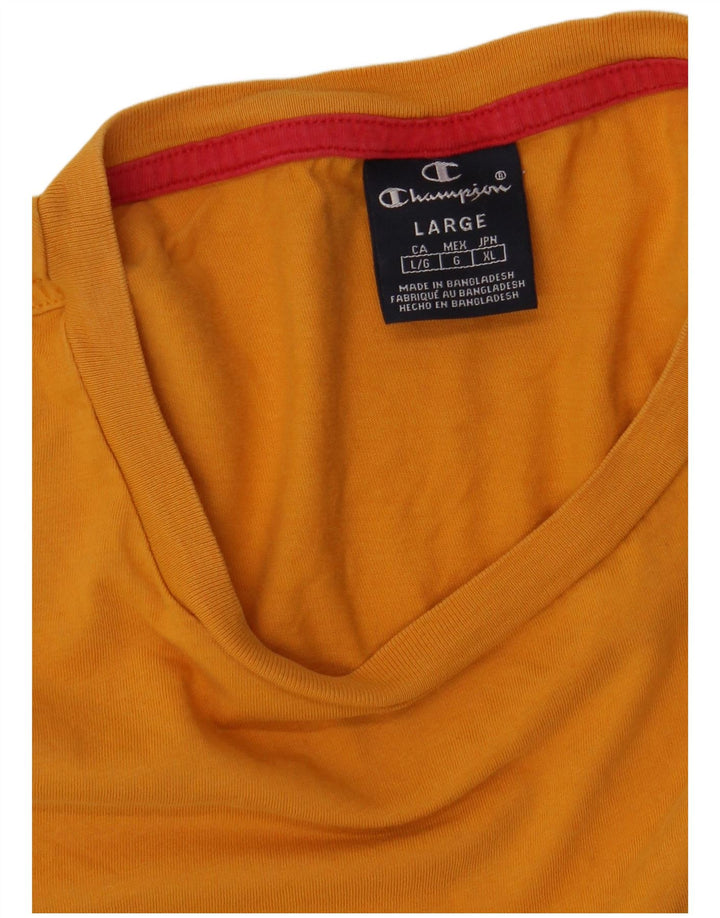 Tricou grafic pentru bărbați CHAMPION Top mare galben