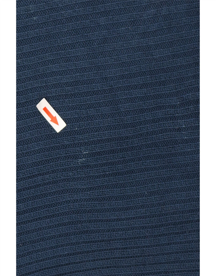 CALVIN KLEIN JEANS Pulover pentru bărbați cu decolteu rotund, mare, albastru