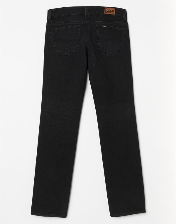 Blugi drepti pentru femei Lee W30 L32 bumbac negru