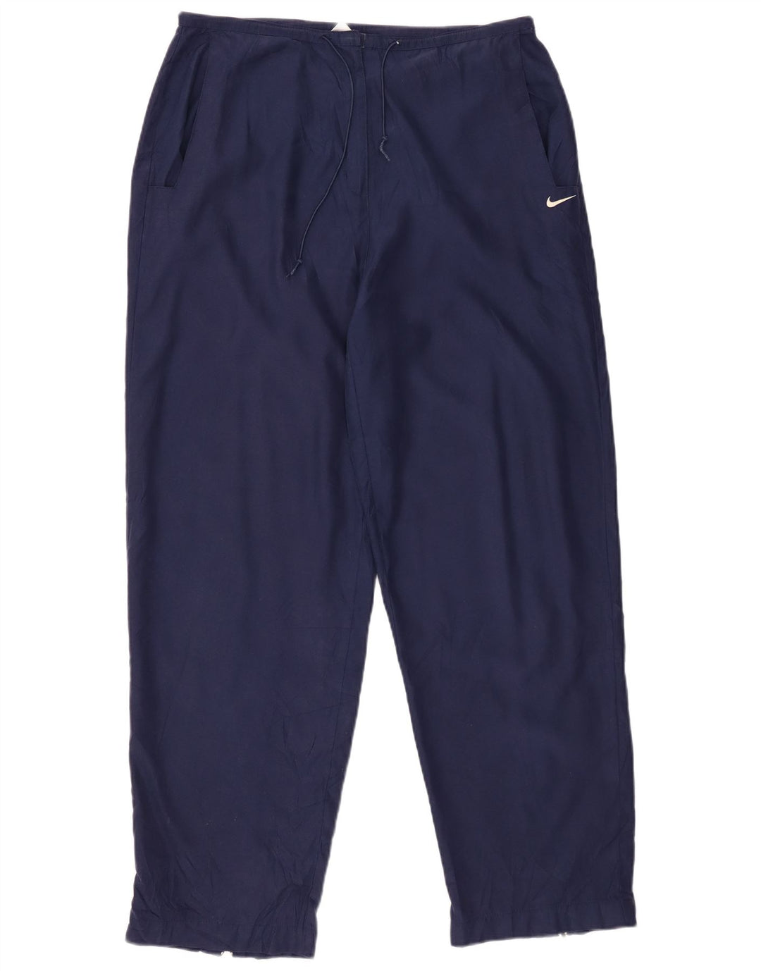 Pantaloni casual conici NIKE pentru femei US 12/14 mari W32 L30 bleumarin