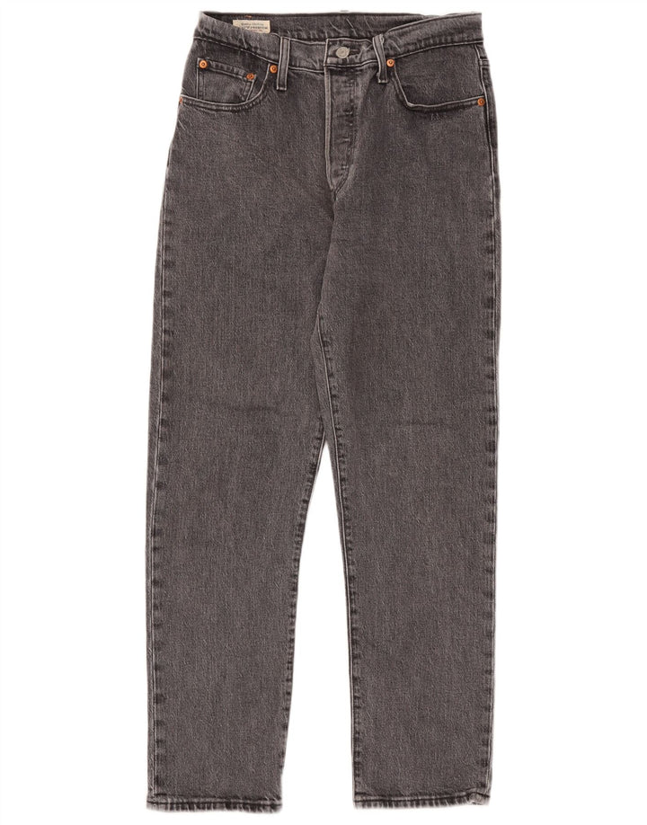 Blugi drepti pentru femei Levi's 501 W29 L28 bumbac gri