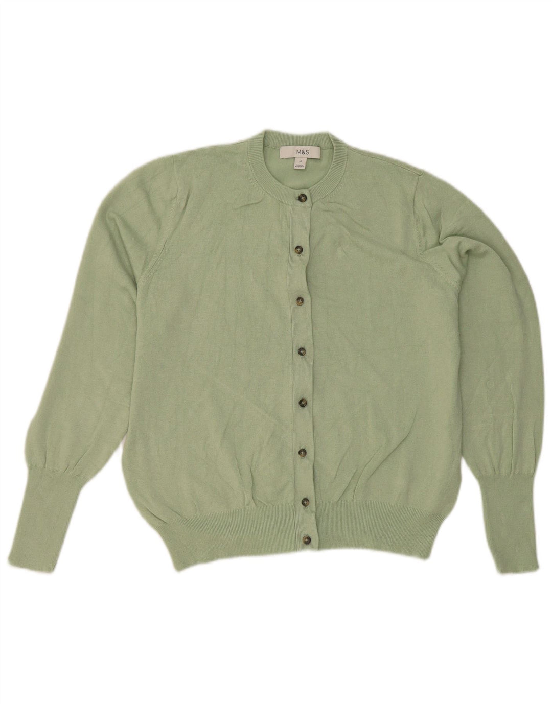 Pulover cardigan pentru femei Marks & Spencer UK 14 Medium Green Viscose