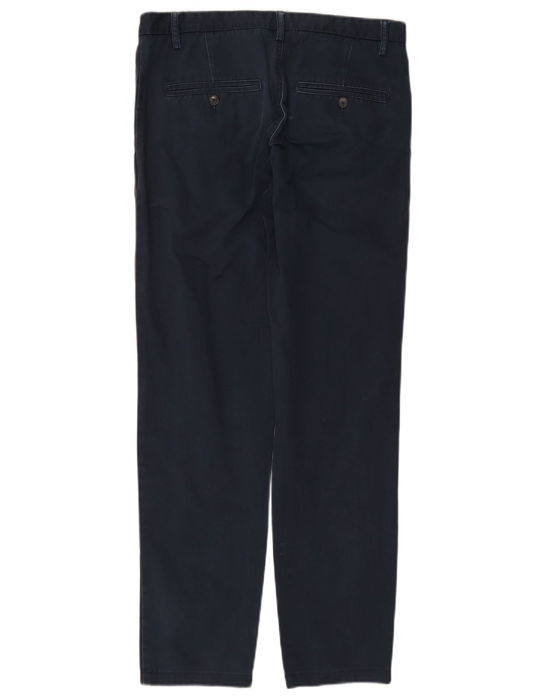 Pantaloni chino drepți pentru bărbați BENETTON IT 46 Small W29 L30 Bumbac bleumarin
