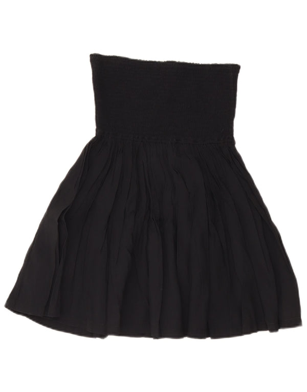 LEMON Fustă A-Line cu talie înaltă pentru femei Medium W28 Viscoză bleumarin