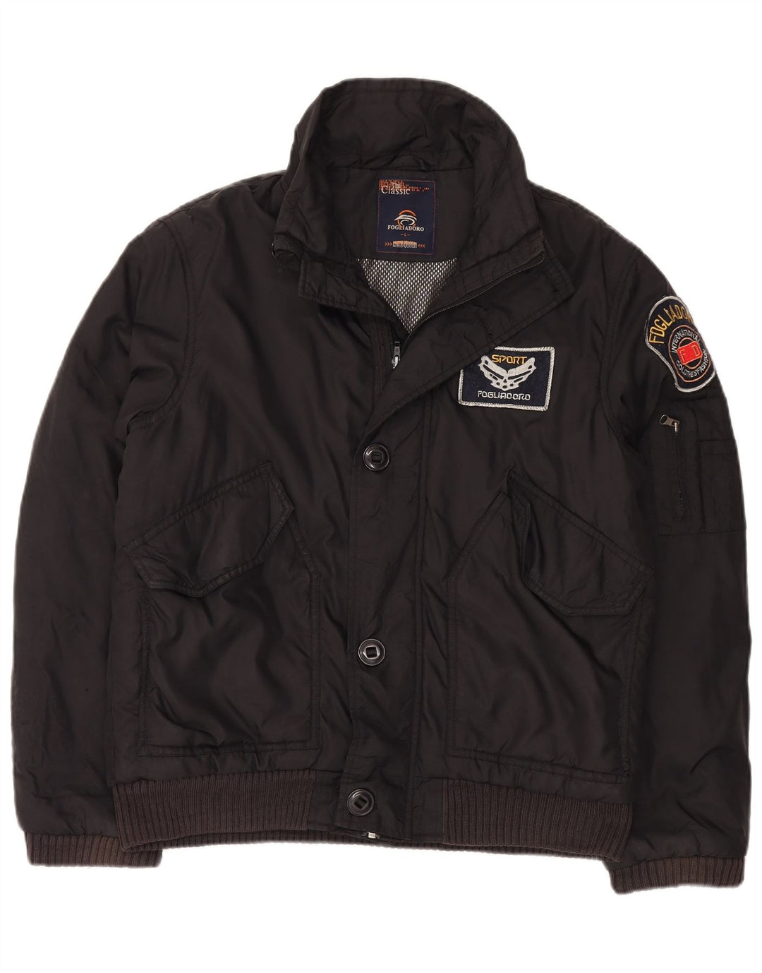 Bomber pentru bărbați FOGLIADORO UK 40 Large Black