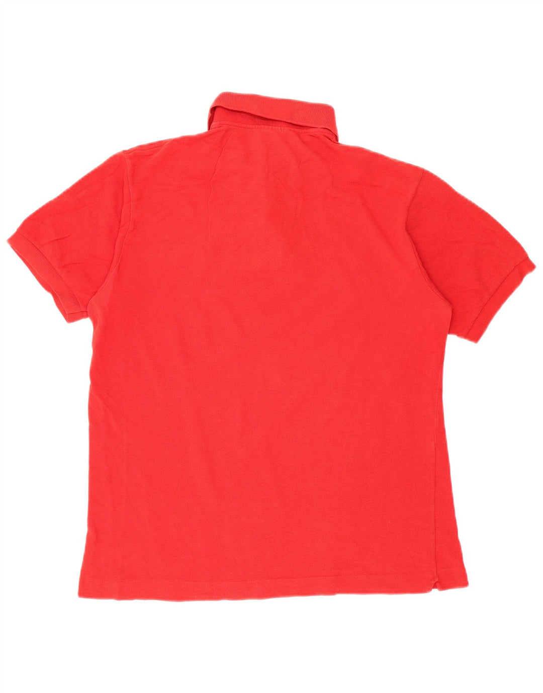 Tricou polo Lacoste pentru bărbați, mărimea 4, bumbac roșu mediu