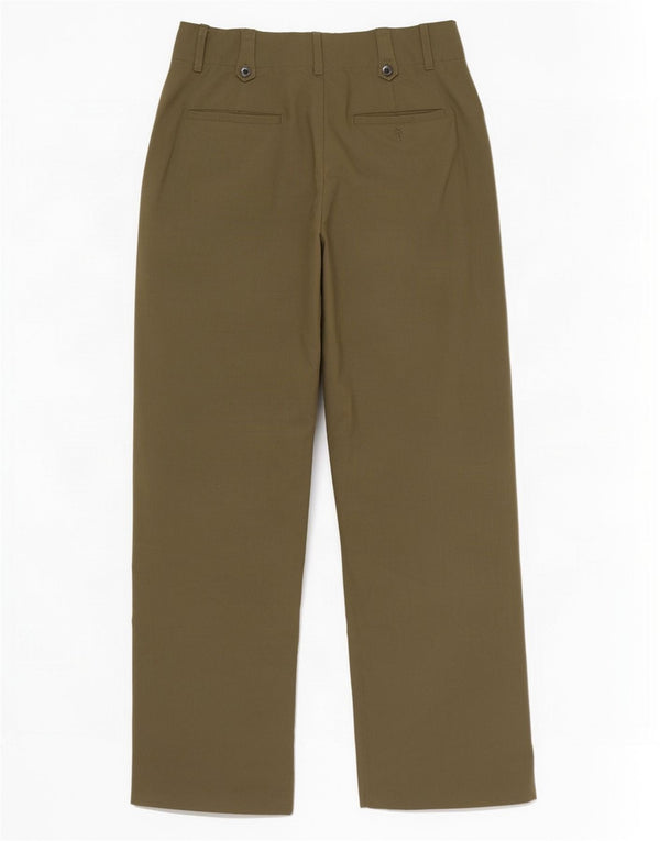 Pantaloni chino pentru femei cu talie înaltă Zara XS L24 L28 Kaki Poliester
