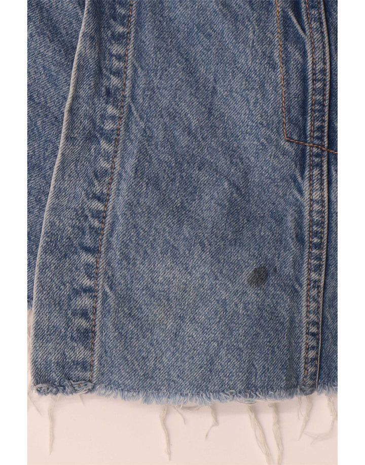 Pantaloni Scurt Denim Zara Fete 9-10 Ani W24 Albastru
