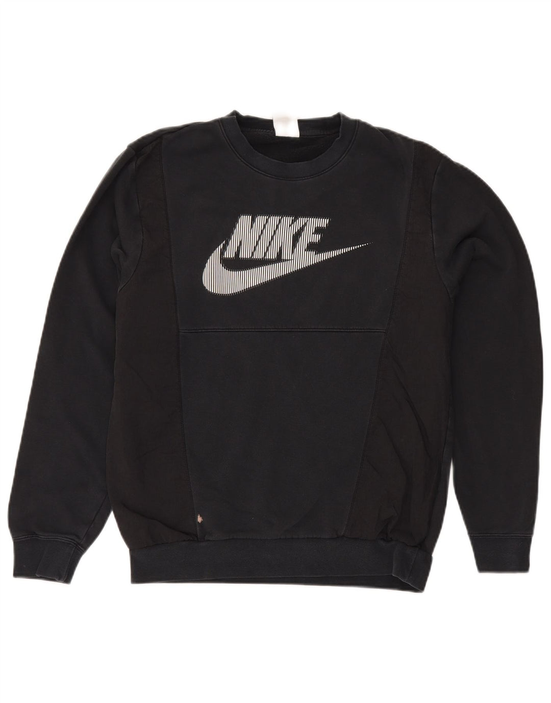 Hanorac grafic pentru bărbați Nike Pulover mic, negru, color block, bumbac