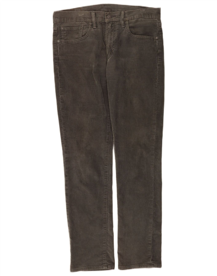 Pantaloni Levi's 511 Slim Corduroy pentru bărbați L32 L32 gri