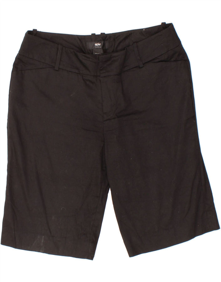 MOSSIMO Womens Chino Shorts US 8 Medium W30  Black Cotton Vintage Mossimo and Second-Hand Mossimo from Messina Hembry 