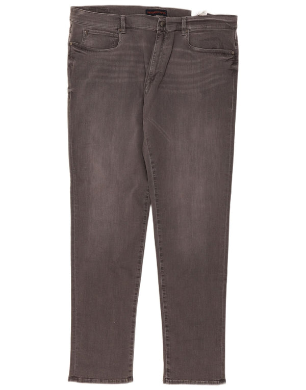 Trussardi blugi skinny pentru bărbați W46 L35 bumbac gri