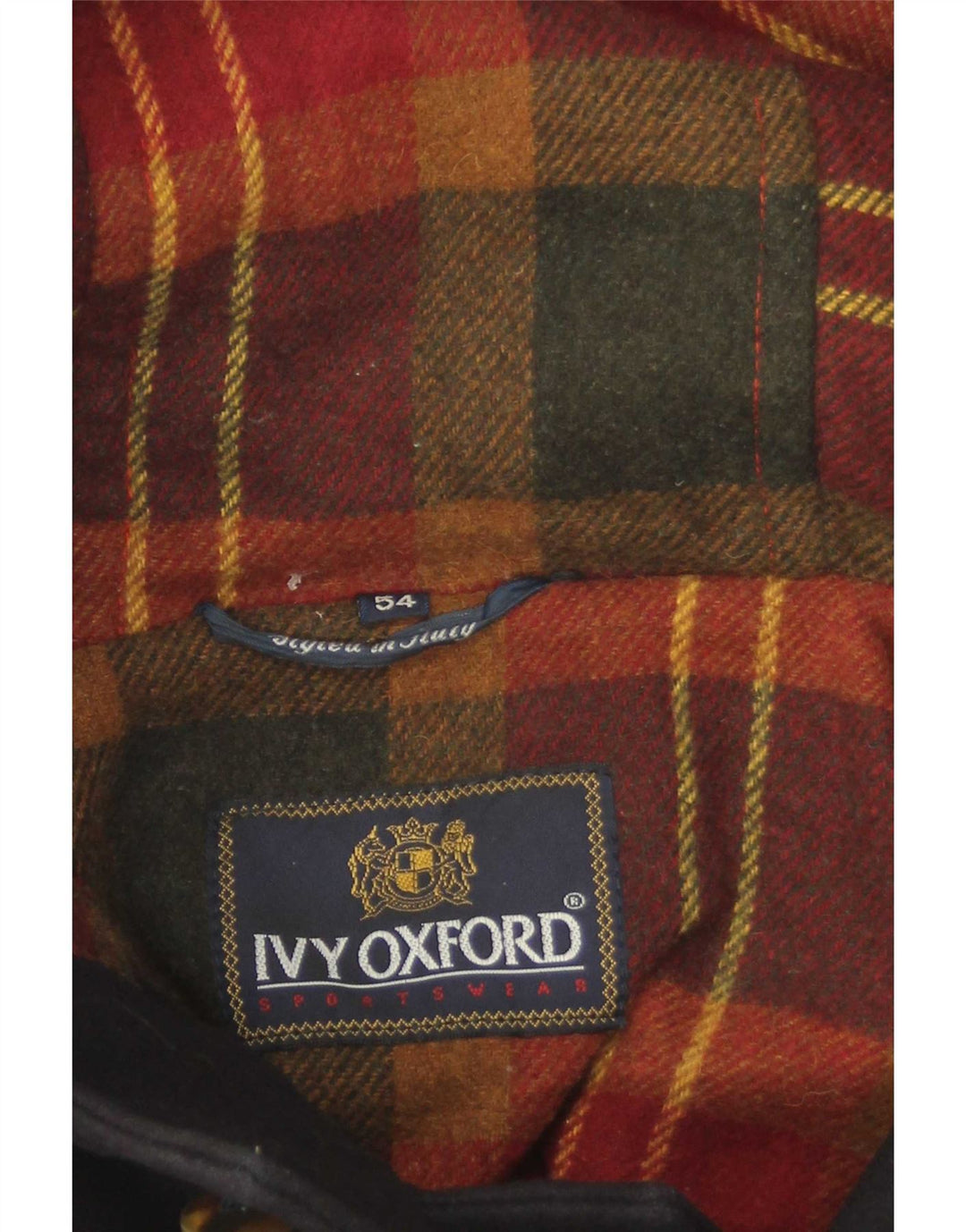 Palton Ivy Oxford pentru bărbați, cu glugă, IT 54 2XL, poliester negru