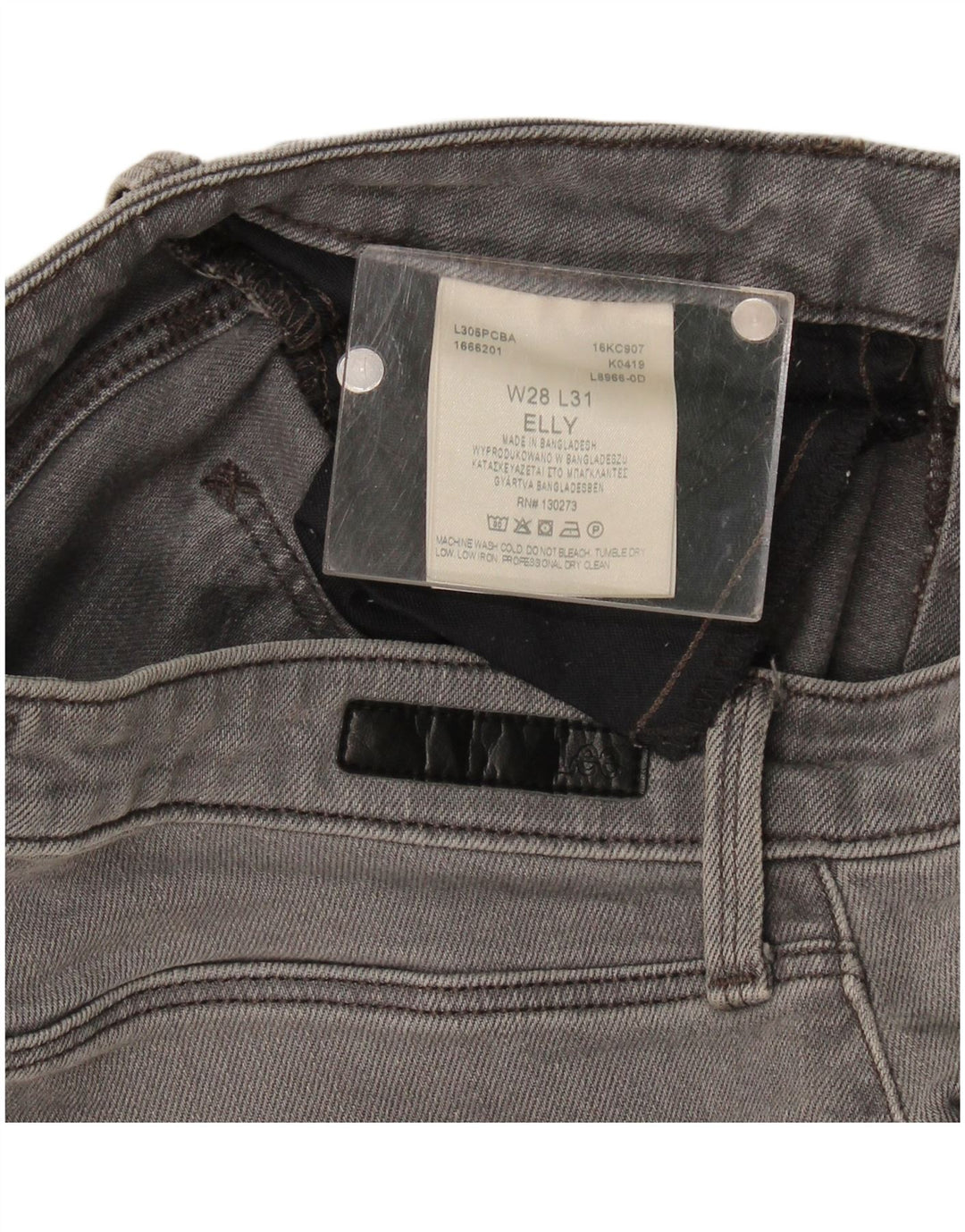 Blugi Lee Elly Slim pentru femei W28 L28 bumbac gri