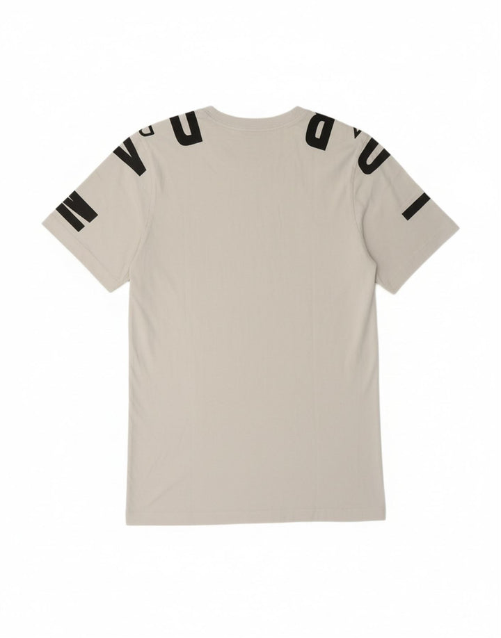 JORDAN Mens Graphic T-Shirt Top Small White Cotton