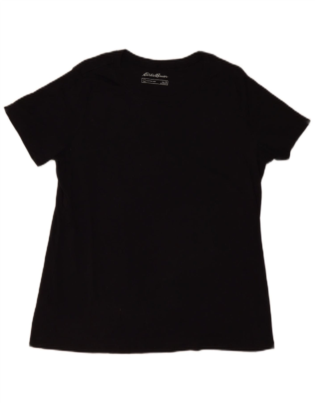EDDIE BAUER Tricou pentru femei Top UK 18 XL Bumbac negru